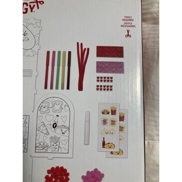 Valentine’s Day Mailbox Craft Kit DIY Great For Classroom Exchange Parties - Picture 5 of 7